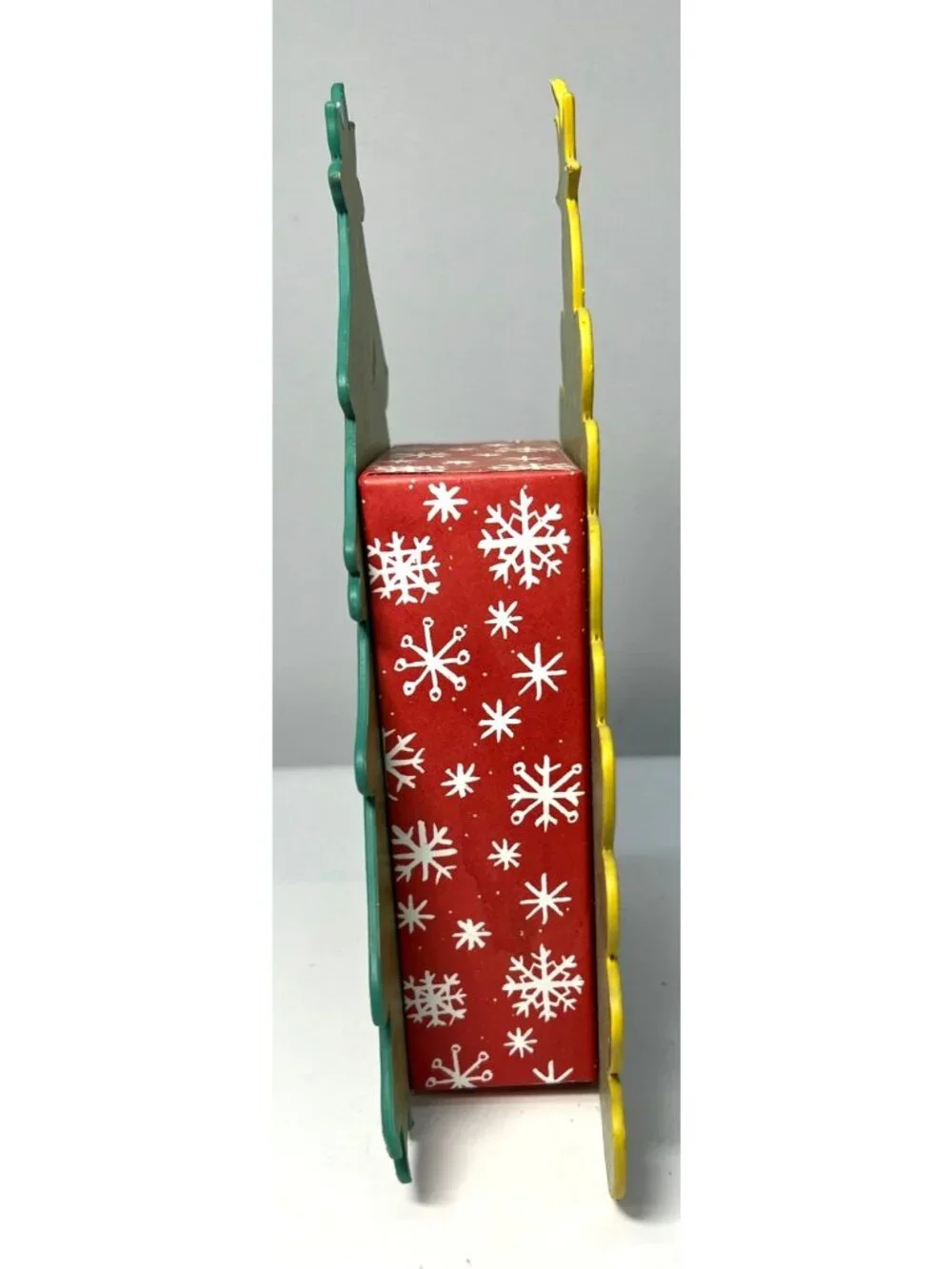 Vintage Olly & Rex Christmas Tree Box Decor 3D, Double Sided